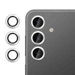 For Samsung Galaxy S24 5G Klebol No Flicker Ultra-Thin Individual Camera Lens Tempered Glass Film(Silver)
