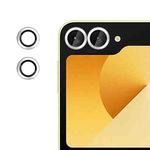 For Samsung Galaxy Z Flip7 5G Kalebol No Flicker Ultra-Thin Individual Camera Lens Tempered Glass Film(Silver)