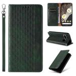 For Google Pixel 7 Pro Braided Embossed Strong Magnetic Leather Phone Case(Green)
