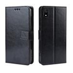 Retro Crazy Horse Texture Horizontal Flip Leather Case for Xiaomi Redmi 7A , with Holder & Card Slots & Photo Frame(Black)