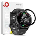 For Garmin Forerunner 570 47mm NORTHJO Watch Screen Protector PMMA Anti Scratch HD Screen Film