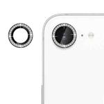 For iPhone 16e Klebol Individual Camera Lens Diamond Ring Protector(Black)