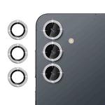 For Samsung Galaxy S25 5G Klebol Individual Camera Lens Diamond Ring Protector(Silver)