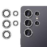 For Samsung Galaxy S25 Ultra 5G Klebol Individual Camera Lens Diamond Ring Protector(Black)