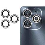 For Infinix Smart 8 Klebol Individual Camera Lens Diamond Ring Protector(Black)