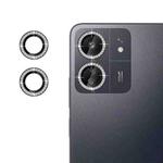 For Redmi 13C 4G Klebol Individual Camera Lens Diamond Ring Protector(Black)