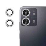 For Redmi 13C 4G Klebol Individual Camera Lens Diamond Ring Protector(Silver)