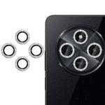 For Redmi 14C Klebol Individual Camera Lens Diamond Ring Protector(Silver)