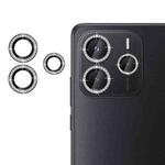 For Redmi Note 14 5G Klebol Individual Camera Lens Diamond Ring Protector(Black)