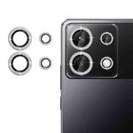 For Xiaomi Poco X6 Klebol Individual Camera Lens Diamond Ring Protector(Silver)