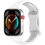 For Huawei Watch Fit 4 Slim Butterfly Buckle Silicone Watch Band(White)
