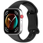 For Huawei Watch Fit 4 Slim Butterfly Buckle Silicone Watch Band(Black)