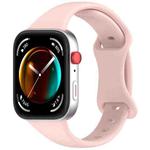 For Huawei Watch Fit 4 Slim Butterfly Buckle Silicone Watch Band(Light Pink Orange)