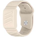 For WHOOP 4.0 Silicone Texture Watch Band(Starlight)