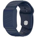 For WHOOP 4.0 Silicone Texture Watch Band(Dark Blue)