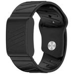 For WHOOP 4.0 Silicone Texture Watch Band(Black)