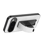 For Google Pixel 10 / 10 Pro Electroplating Wristband Holder Brushed Texture Phone Case(White)