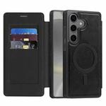 For Samsung Galaxy S24 5G Linton MagSafe Leather Phone Case(Black)