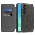 For Samsung Galaxy A16 5G Linton MagSafe Leather Phone Case(Grey)