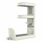 XWJ-EJJ01 360 Degree Rotatable Under Desk Storage Bracket Gaming Headset Holder(White)