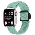 For Apple Watch 42mm / 41mm / 40mm / 38mm Magnetic Buckle Woven Stretch Watch Band(Green)