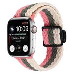For Apple Watch 42mm / 41mm / 40mm / 38mm Magnetic Buckle Woven Stretch Watch Band(Three Color)