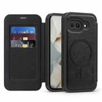 For Google Pixel 9a Linton MagSafe Leather Phone Case(Black)
