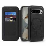 For Google Pixel 10 Linton MagSafe Leather Phone Case(Black)