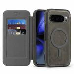 For Google Pixel 10 Pro Linton MagSafe Leather Phone Case(Grey)