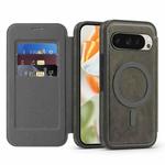 For Google Pixel 10 Pro XL Linton MagSafe Leather Phone Case(Grey)