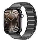 For Apple Watch 46mm / 49mm / 45mm / 44mm I-Beam Magnetic Stainless Steel Strap(Titanium Gray)