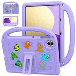 For Honor Pad 10 12.1 2025 Cartoon Sparrow EVA Shockproof Tablet Case(Taro Purple)