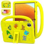For Honor Pad 10 12.1 2025 Cartoon Sparrow EVA Shockproof Tablet Case(Yellow)