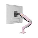NORTH BAYOU F80 Adjustable Height Monitor Arm 17-30 Inch Displays Desk Mount Stand(Pink)