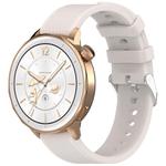 18mm Rhombus Texture Quick Release Buckle Silicone Watch Band(Starlight)