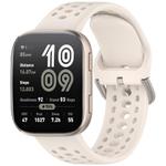 For Amazfit Bip 6 Quick Release Buckle Silicone Watch Band(Starlight)