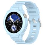 For vivo Watch 5 / Watch 3 Watch Case Integrated Silicone Watch Band(Blue)