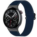 For vivo Watch 5 Ethnic Style Elastic Nylon Braided Watch Band(Midnight Blue)