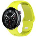 For vivo Watch 5 Solid Color Reverse Buckle Silicone Watch Band(Green)