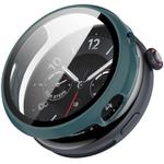 For vivo Watch 5 Tempered Film Integrated PC Watch Protective Case(Pine Green)