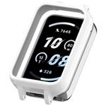 For Honor Band 10 PC Ear Half Coverage Hollow Watch Protective Case(White)