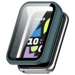 For Honor Band 10 Tempered Film Integrated PC Watch Protective Case(Pine Green)