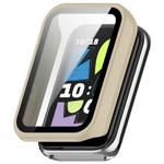 For Honor Band 10 Tempered Film Integrated PC Watch Protective Case(Ivory White)