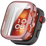 For Huawei Watch Fit 4 Electroplated TPU Full Coverage Watch Protective Case(Pink)