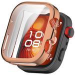 For Huawei Watch Fit 4 Pro Electroplated TPU Full Coverage Watch Protective Case(Rose Gold)