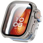 For Huawei Watch Fit 4 Change to Ultra 2 49mm Tempered Film Integrated PC Watch Protective Case(Titanium Steel Color)