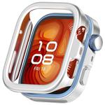 For Huawei Watch Fit 4 Half Coverage Hollow PC Watch Protective Case(Silver)