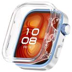 For Huawei Watch Fit 4 Half Coverage Hollow PC Watch Protective Case(Transparent)