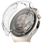 For Huawei Watch 5 42mm Electroplated TPU Full Coverage Watch Protective Case(Transparent)