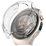 For Huawei Watch 5 46mm Electroplated TPU Full Coverage Watch Protective Case(Transparent)